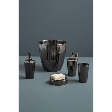 Vaco Hammered Black Nickel Finish Toothbrush Holder
