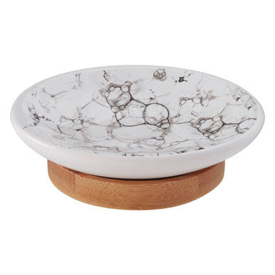 Earth 3 Piece Marble Print Bathroom Set