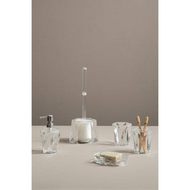 Dow Clear Acrylic Toothbrush Holder