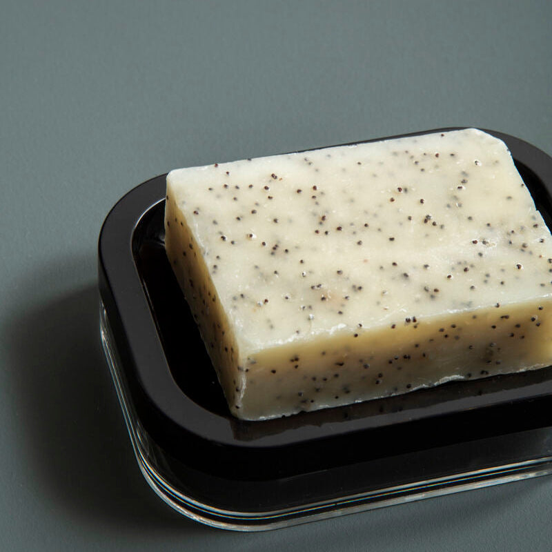 Ando Black Acrylic Soap Dish