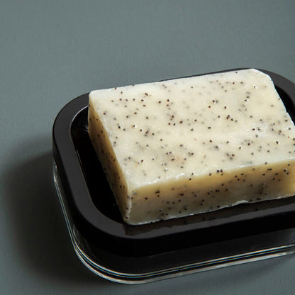 Ando Black Acrylic Soap Dish