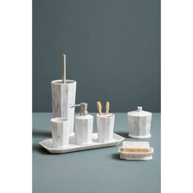 Riviera Grey Cotton Jar