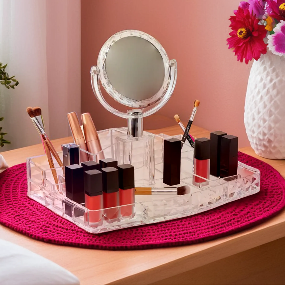 Cosmetic Organiser with a Mirror | Beauly