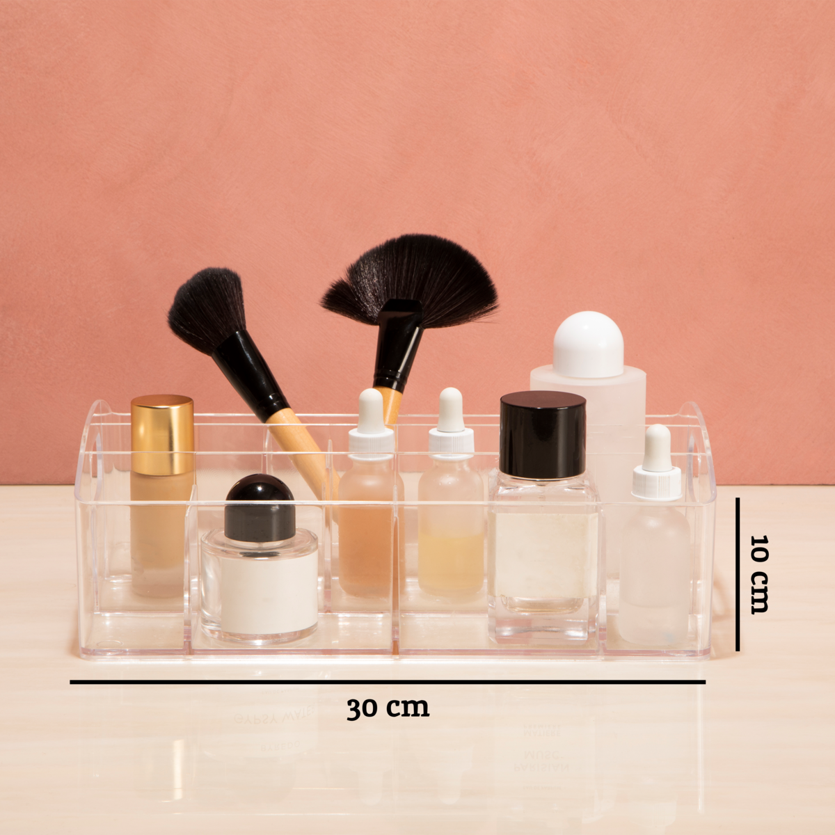 Cosmetics Organiser with 10 Compartments | Beauty