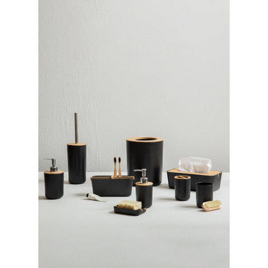 Canyon Black Toothbrush Holder