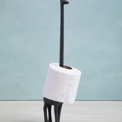 Fauna Grey Finish Giraffe Toilet Roll Holder