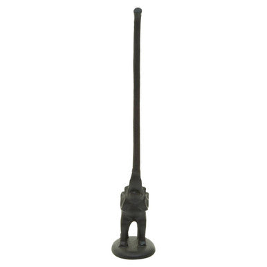 Fauna Black Finish Elephant Toilet Roll Holder