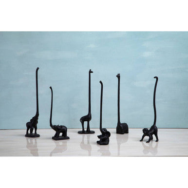 Fauna Black Finish Monkey Toilet Roll Holder