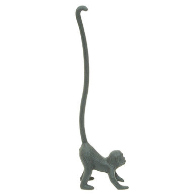 Fauna Grey Finish Monkey Toilet Roll Holder