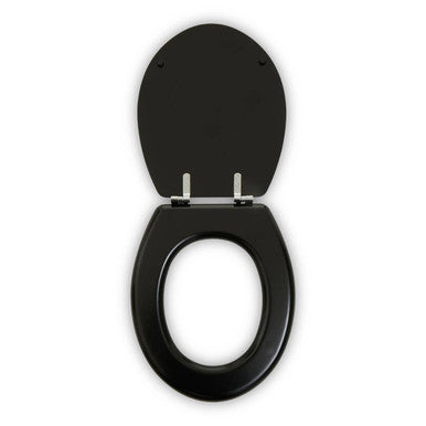 Brooks Black Panel Effect Toilet Seat
