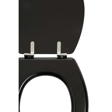 Brooks Black Panel Effect Toilet Seat