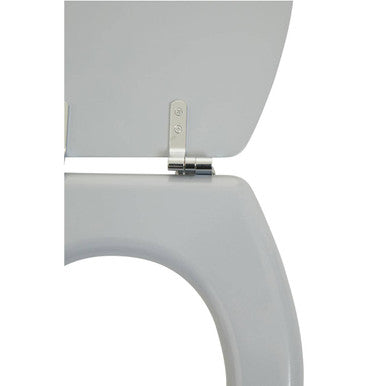 Brooks Grey Panel Effect Toilet Seat