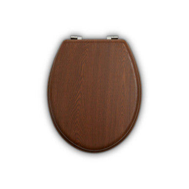 Brooks Dark Oak Toilet Seat