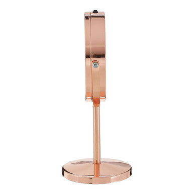 Clara Rose Gold LED Table Mirror