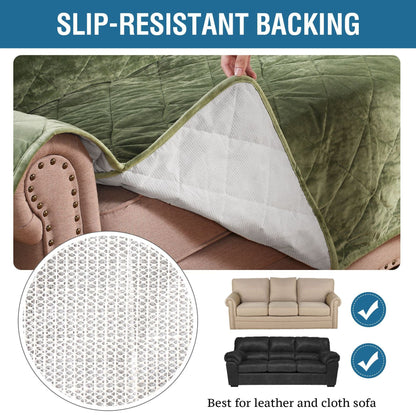 Non-Slip Sofa Cushion With Solid Crystal Plush