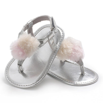 Summer style 0-1 year old baby shoe clip sandals