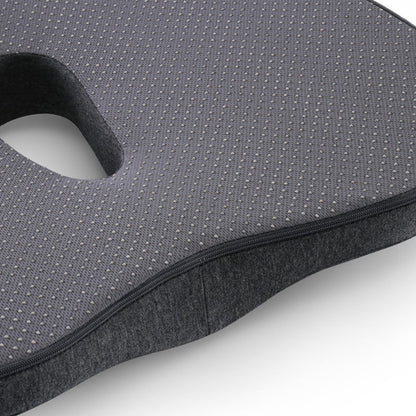 ErgoComfort Car Lumbar Support Cushion Set – Memory Foam Back & Seat