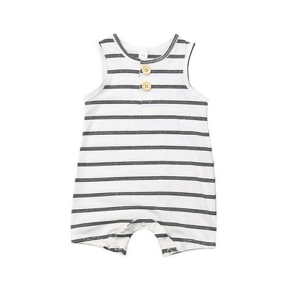Summer Clothing set Baby Boy Striped Romper Summer Jumpsuit