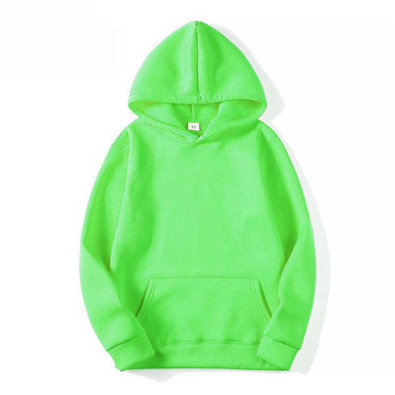 Men's Solid Color Fleece Pullover Sweater