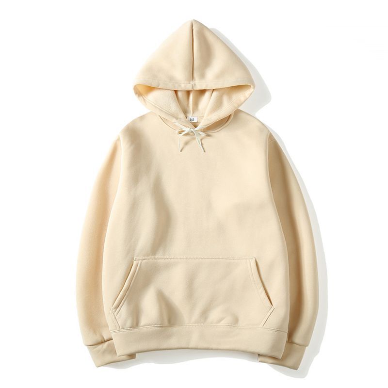 Men's Solid Color Fleece Pullover Sweater