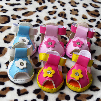 Non-slip Pet Sandals Cute Summer Puppy Shoes