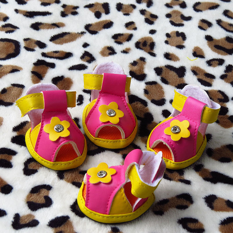 Non-slip Pet Sandals Cute Summer Puppy Shoes