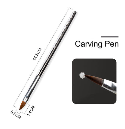 Professional Acrylic Nail Kit - Complete System with Powder, Liquid & Tools for Salon-Quality Manicure