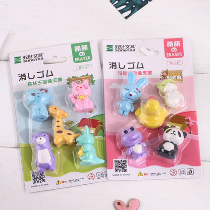 Children'S Day Gift Creative Eraser Set Gift Box Engineering Vehicle Model Primary School Student Stationery Prize Wholesale