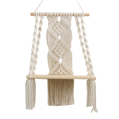 Hand-Woven Tapestry Cotton Rope Wall Hanging