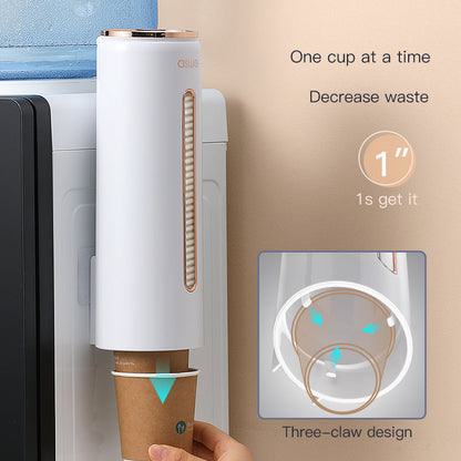 Wall-Mounted Household Water Dispenser Cup Storage Rack