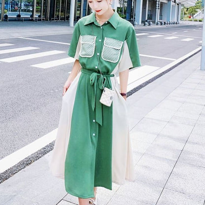 Dress Women''s Summer French Style Long Design Sense