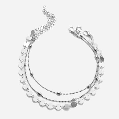 Love Peach Heart Heart-Shaped Anklet Women