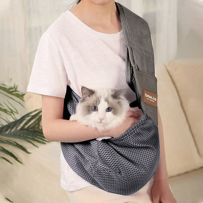 Fashion Simple One-shoulder Messenger Pet Bag