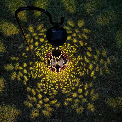 Waterproof Solar Garden Light LED Lantern Hanging Outdoor Solar Lamp Olive Shape Sensitive Sensor Control Solar Powered Lamp
