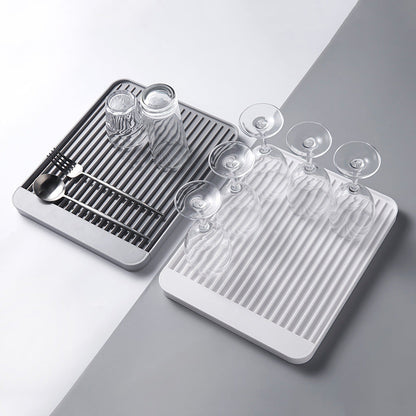 Fashion Plastic Water Drying Dishes Tray Drainer Kitchen Vegetable Fruit Draining Basket Storage Multifunctional