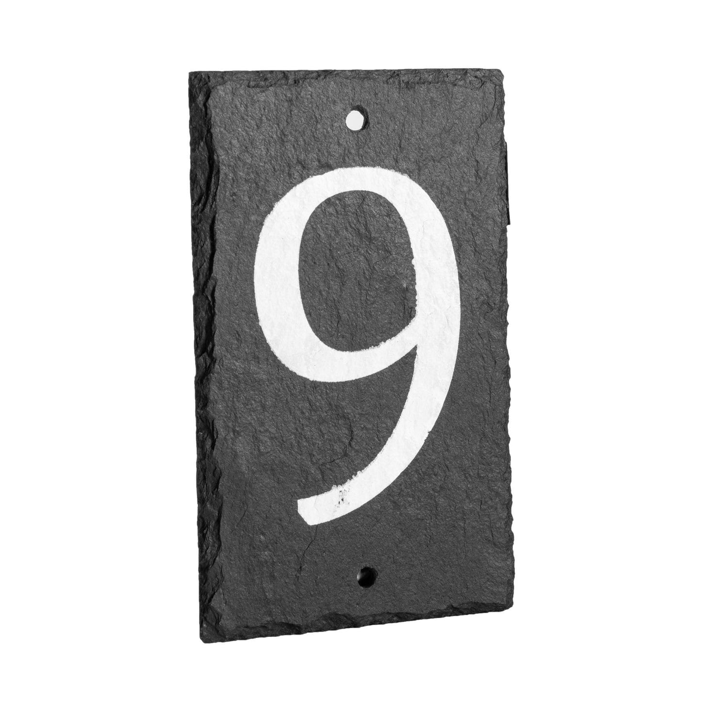 Number 9 Slate House Sign