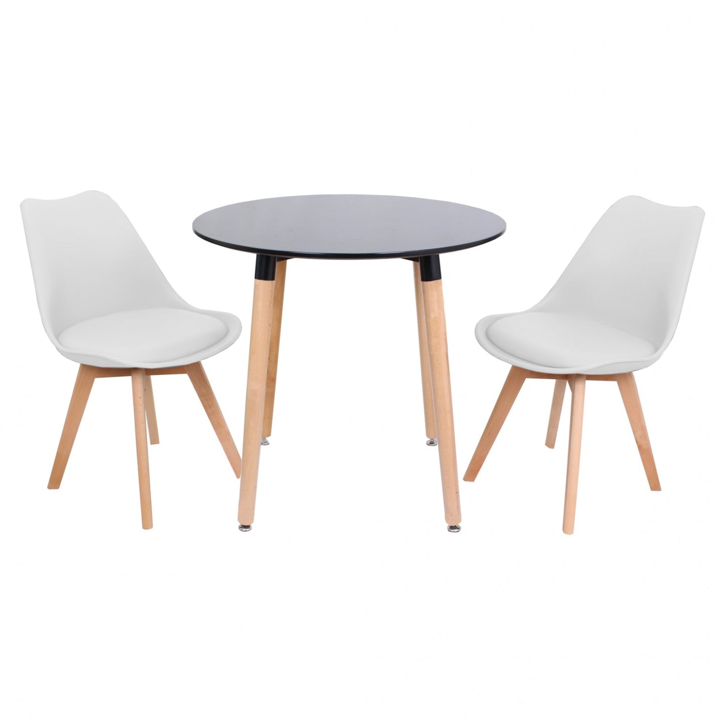 Jamie Lorenzo Halo Round Dining Set of 2