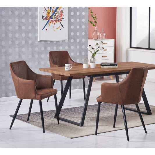 Zarah LUX faux leather chair