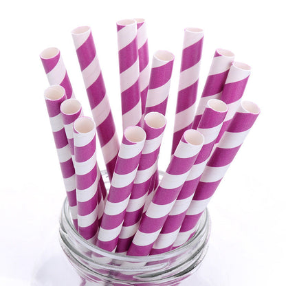 Disposable paper straws