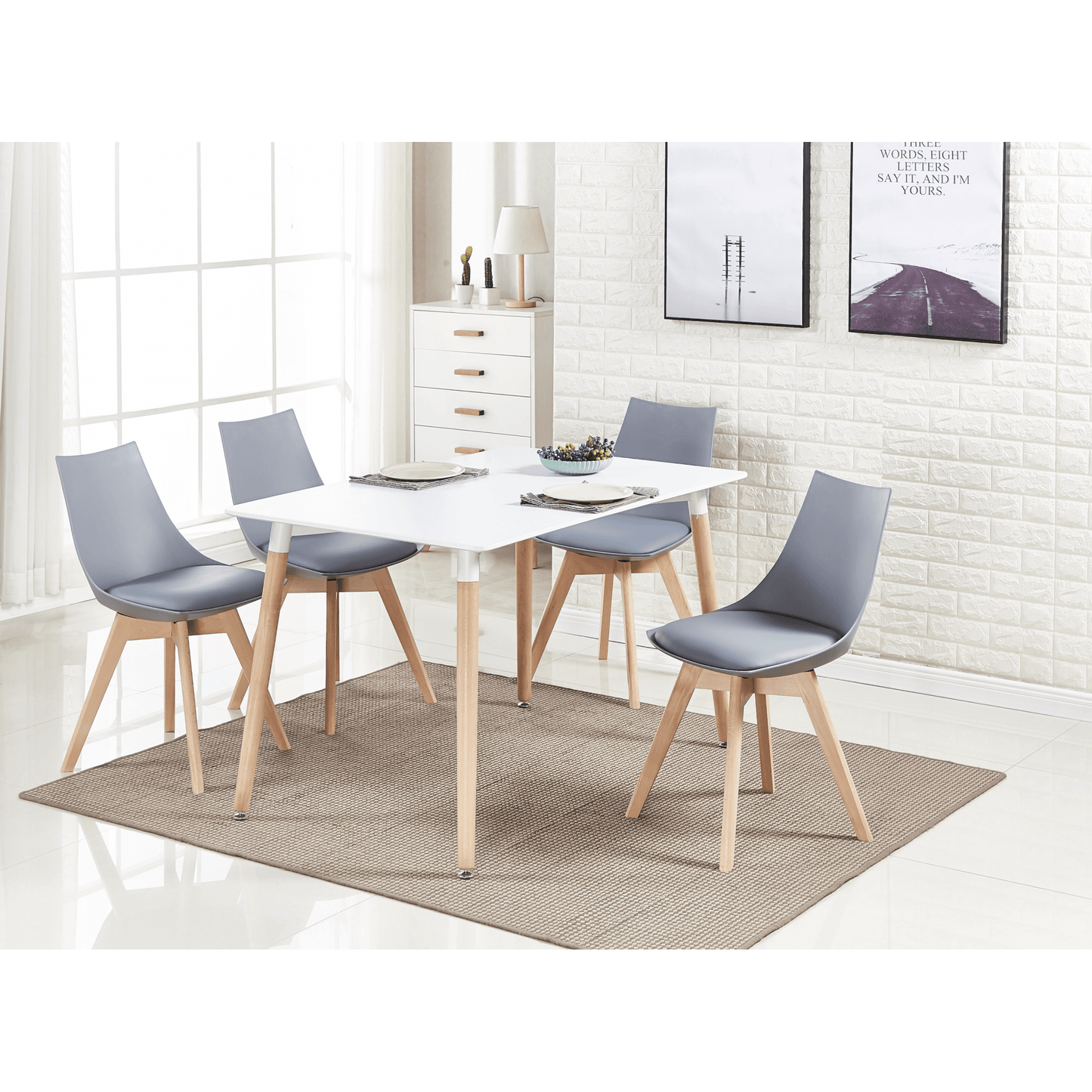 Halo 4 or 6 seating Dining Table