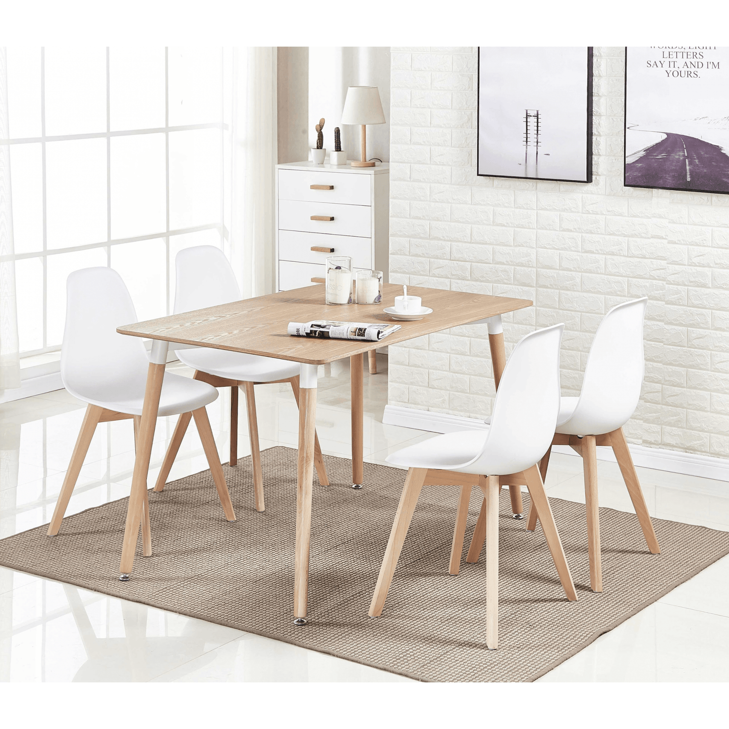 Halo 4 or 6 seating Dining Table