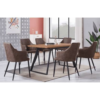 Zarah LUX faux leather chair