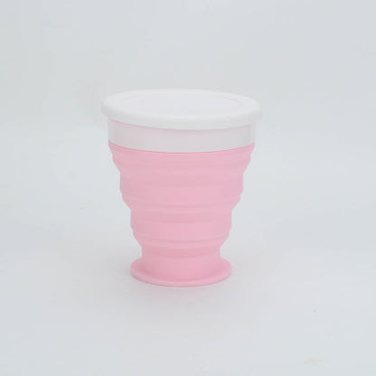 Portable foldable silicone lunch box