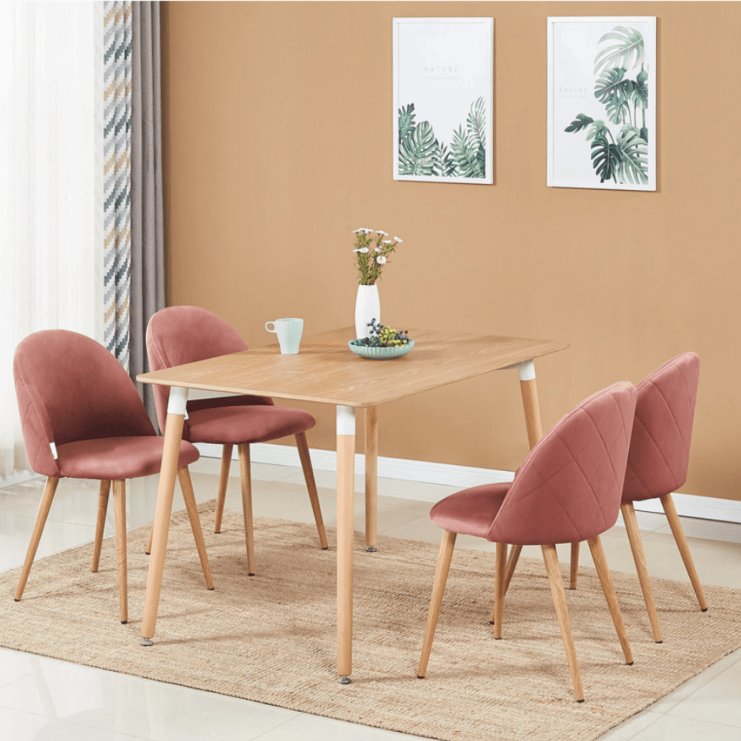 Lucia Velvet Dining Chair Or Dressing Table Chair