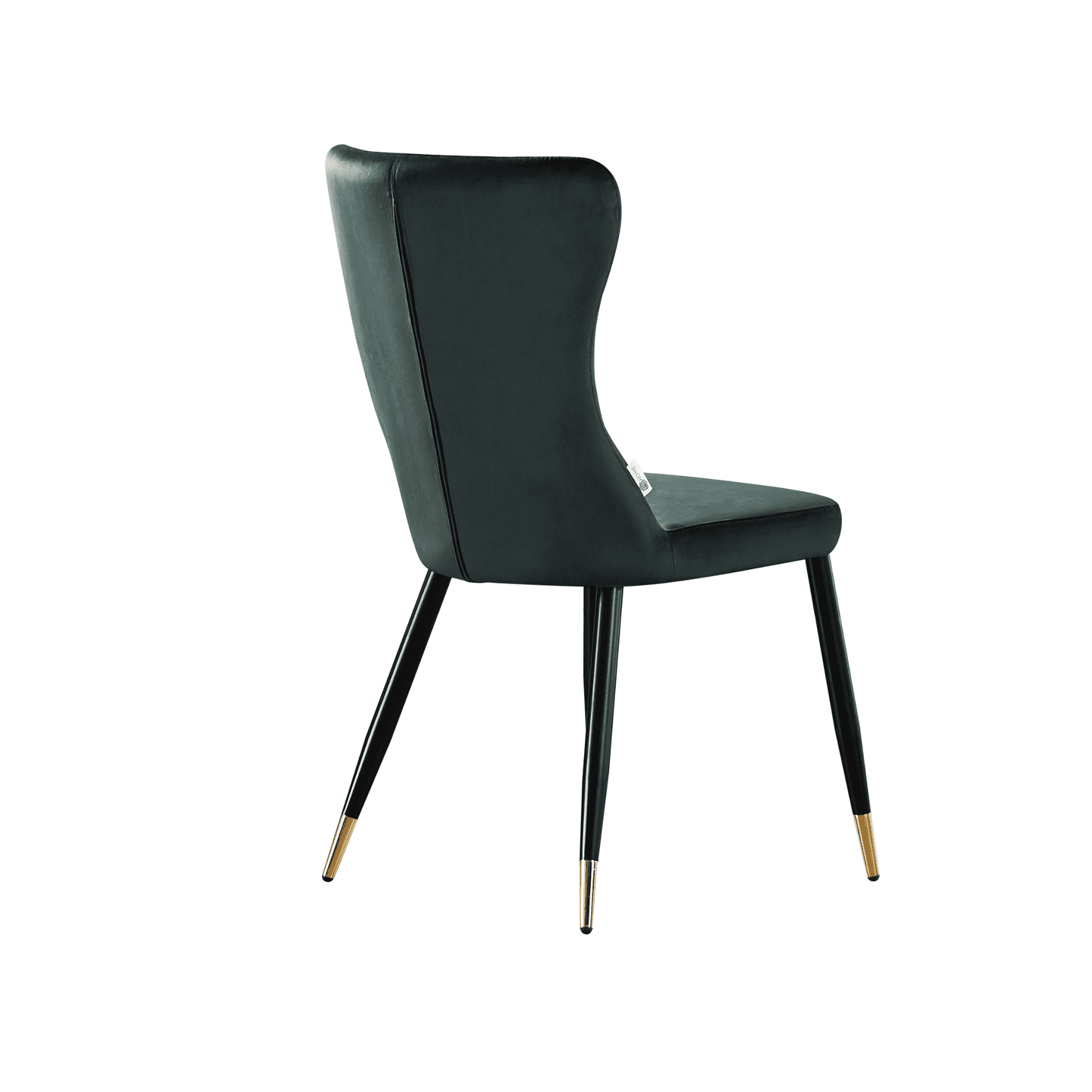 New York LUX Velvet Dining Chair with Metal Legs - Scandinavian Inspired