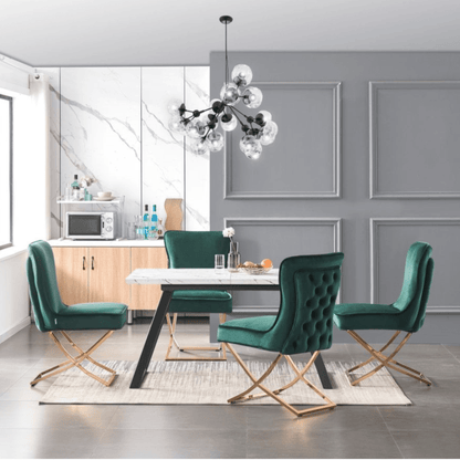 Trafalgar Velvet Dining Chair