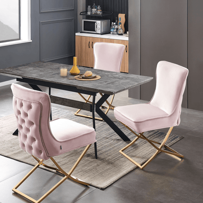 Trafalgar Velvet Dining Chair