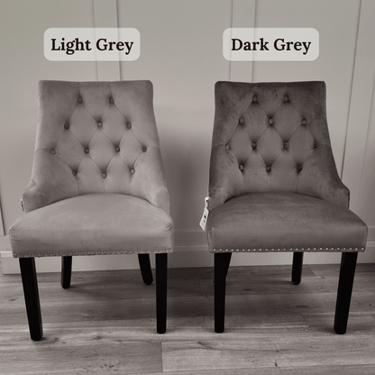 Windsor LUX Velvet Dining Chair Set of 2