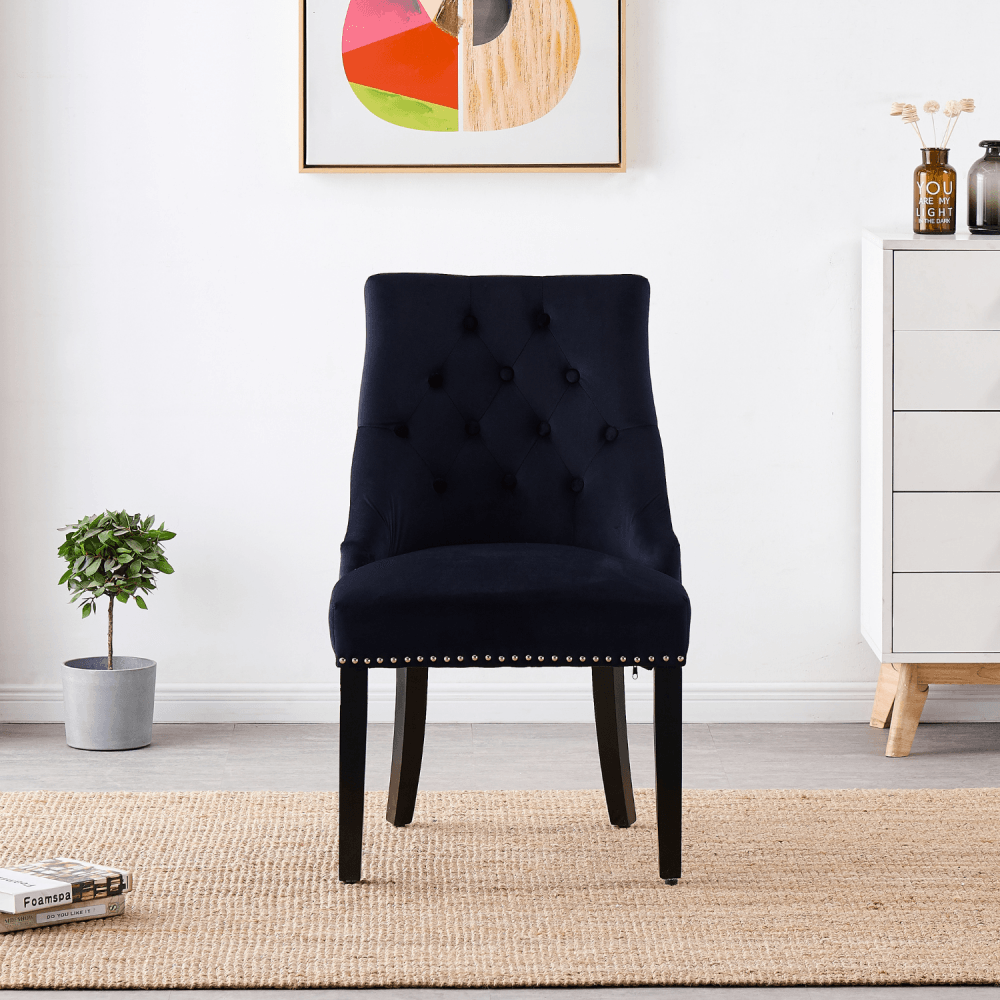 Windsor LUX Velvet Dining Chair Set of 2