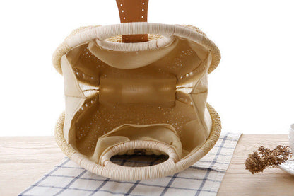 Rattan handbag